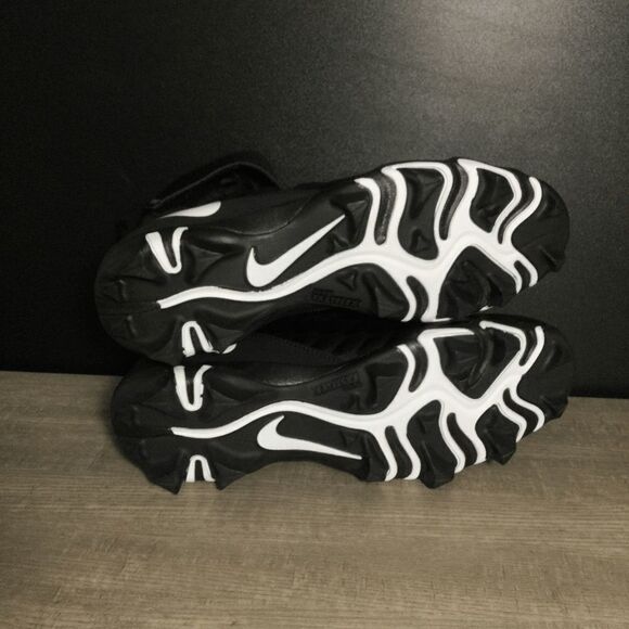 Nike Force Savage Shark 2 Football Cleats AQ7722-001 Black White Men's Size 9 - Picture 6 of 7